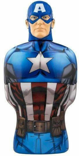Lorenay Hypoallergenic Kids Bubble Bath & Shampoo Captain America in Gel Form 350ml Captain America