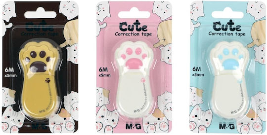 M&G Cute Paw Коректорна Лента (Различни Цветове)