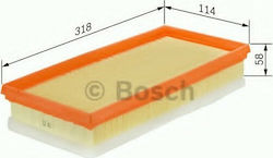 Bosch Car Air Filter for Citroen C2