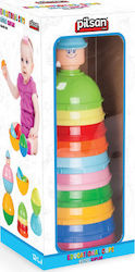 Pilsan Stacking Toy Εκπαιδευτικά Δοχεία for 12++ Months