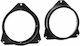 Connects2 Βάσεις Ηχείων Μπροστινές 165mm για Citroen Berlingo 2008-2007 - Peugeot Partner 2008-2018 2τμχ