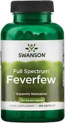 Swanson Full Spectrum Feverfew 380mg 100 Mützen