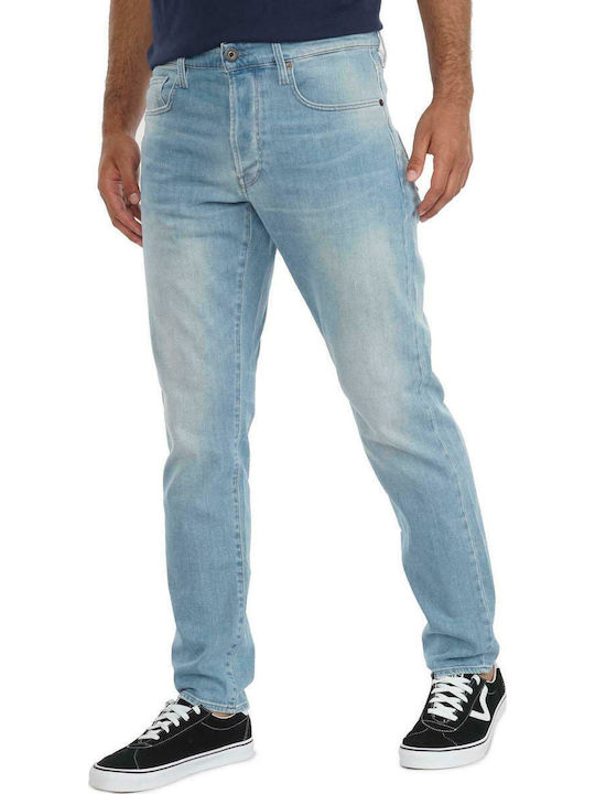 G-Star Raw 3301 Ανδρικό Παντελόνι Τζιν Ελαστικό σε Κανονική Εφαρμογή Γαλάζιο
