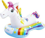 Intex Kids Inflatable Ride On Unicorn with Handles White 163cm