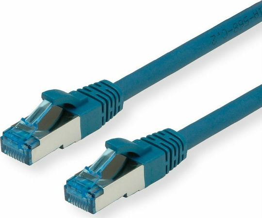 Value S/FTP Cat.6a Ethernet Network Cable 2m Blue