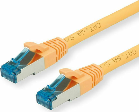 Value S/FTP Cat.6a Gigabit Network Cable Ethernet 3m Yellow