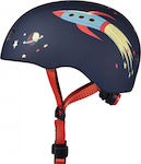 Micro Rocket Kids' Helmet for City Bike Blue with LED Light