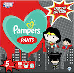 Pampers Πάνες Βρακάκι Special Edition Justice League No. 5 για 12-17kg 66τμχ