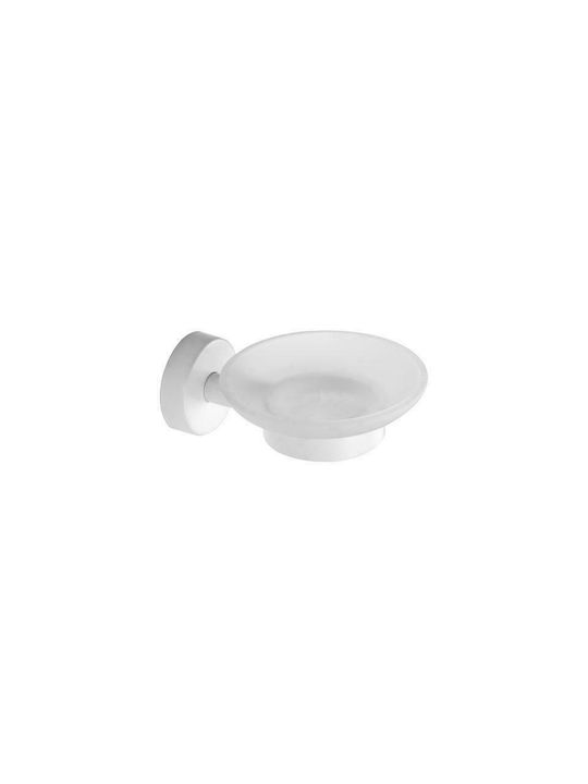 Karag Uno Inox Soap Dish Wall Mounted White Matt