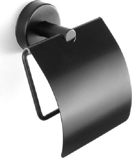 Karag Uno Επιτοίχια Χαρτοθήκη Inox Black Matt