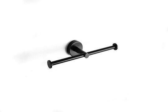 Karag Uno De perete Suport de hârtie Inox Negru mat
