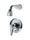 Gloria Vendo Built-In Shower Head and Faucet Set with 1 Exit Silver