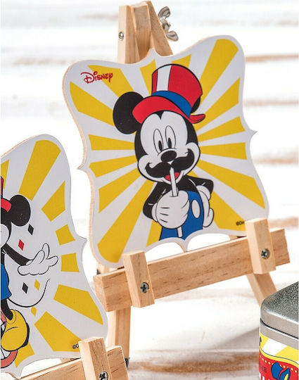 Taufgeschenk mit Staffelei Mickey Carnival aus Holz