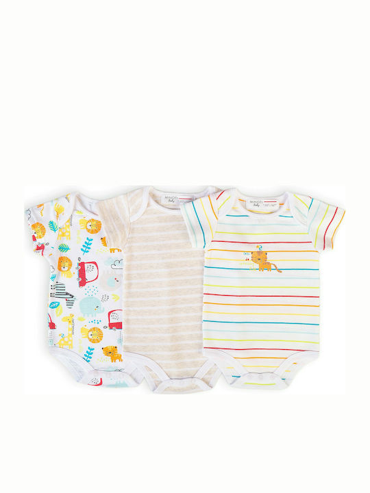 Minoti Baby Bodysuit Underwear Set Short-Sleeved Multicolour