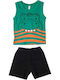 Dreams by Joyce Kids Nightwear Summer Green Dino