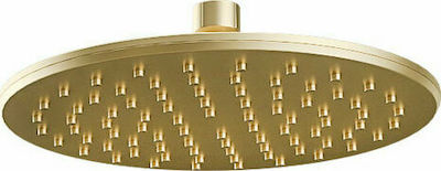 Karag Inox Round Showerhead Gold Ø20cm R