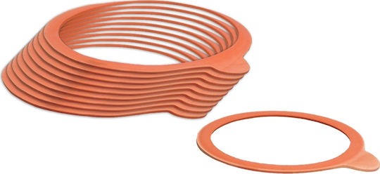 Weck Gummibänder für Behälter Gummidichtungen für Tiegel (10 Stk) 10Stück