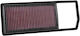 K&N Freeflow Air Filter 346x135 for Fiat 500 Fiat 2016 1.3 lt Diesel