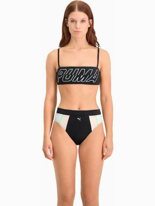 Strapless Bikini Top Μαύρο