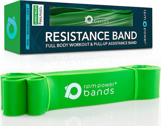 RPM Power Loop Resistance Band Very Hard Green