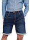 Funky Buddha Men's Denim Shorts Dark Blue