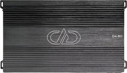 DD Audio Ενισχυτής Αυτοκινήτου C4.60 4 Καναλιών (Κλάση D)