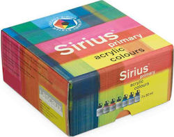 Lascaux Sirius Primary System Acrylic Colours Set 30ml 7pcs