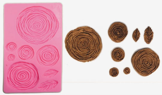 Faitakis Pack Silicone Mold Hundred-Leaf 11.5x20cm for Clay / Soap / Liquid Glass