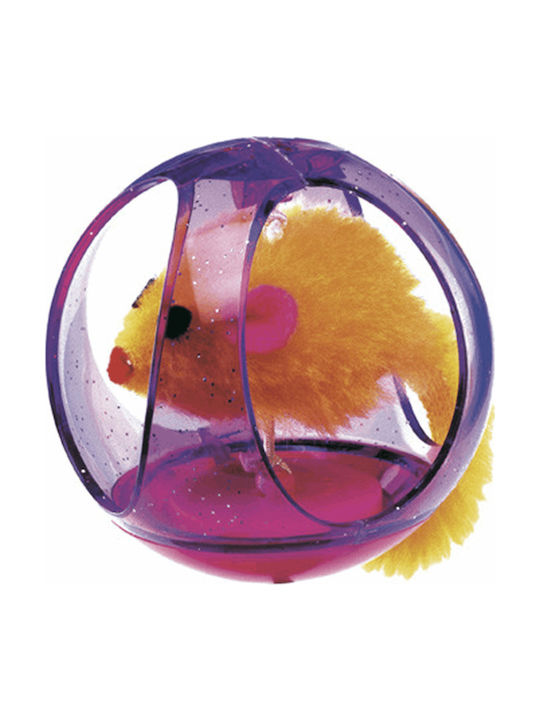 Ferplast Cat Toy Ball Ball with Mouse (Various Colors)