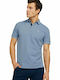 Tom Tailor Men's Short Sleeve Blouse Polo Light Blue