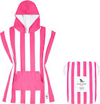 Dock & Bay Mini Kids Beach Poncho Pink 56 x 42cm με Θήκη Μεταφοράς