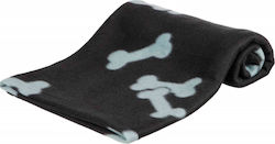 Trixie Fleece-Decke Bettdecke für Hunde Schwarz 100x70cm