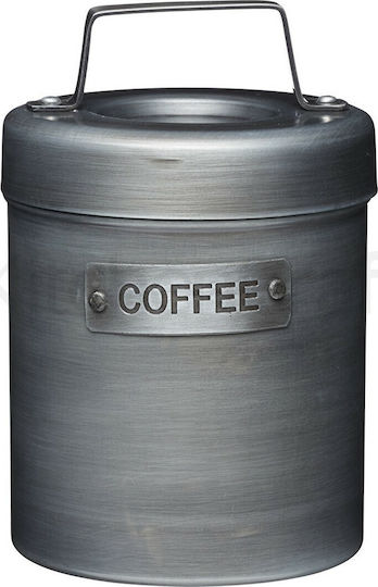 Kitchen Craft Industrial Vase Kaffee mit luftdichtem Deckel Metallisch Gray 11cm