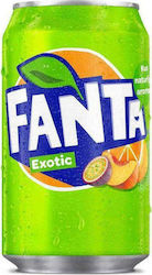 Fanta Αναψυκτικό Exotic Fruits με Ανθρακικό 330ml Fanta Αναψυκτικό Exotic Fruits με Ανθρακικό 330ml