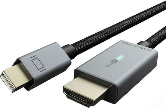 Cabletime Cable mini DisplayPort male - HDMI male 1.8m Μαύρο
