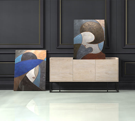 InTheBox El 2 Handmade Tablou pe Pânză 76x100cm