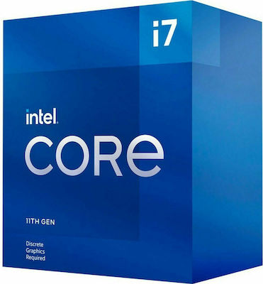 Intel Core i7-11700F 2.5GHz Επεξεργαστής 8 Πυρήνων για Socket 1200 σε Κουτί