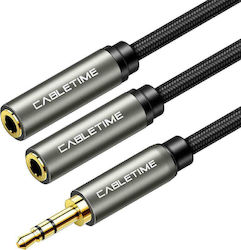 Cabletime AV309 Converter 3.5mm male to 3.5mm 2...