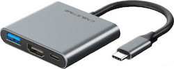 Cabletime C160 USB-C Docking Station με HDMI 4K PD