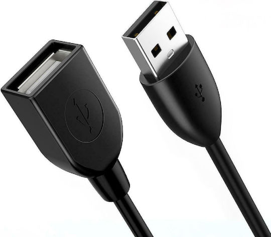 Cabletime 3m USB 2.0 Cable A-Male to A-Female