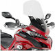 Givi Motorcycle Windshield & Windscreen Transparent Visor for Ducati Multistrada 950 2017-2018 D7406ST