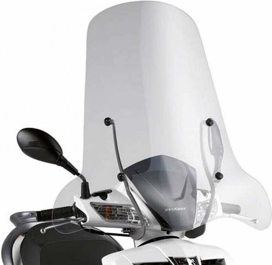 Givi Прозрачна козирка Мотоциклет за Yamaha Аерокс Р / Кигнус Икс за Yamaha Aerox R 50 2013-2017 / Cignus-X 250 / 200 2007-2010 128A