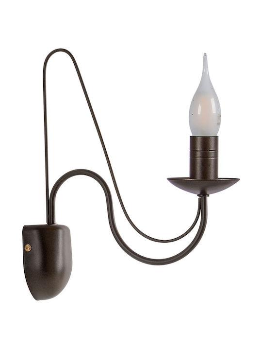 ArkoLight Classic Lamp Wall with Socket E14 Bro...