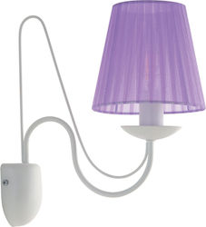 ArkoLight Φωτιστικό Τοίχου Μωβ 27x27x40εκ.