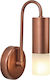 ArkoLight Modern Leuchte Wand mit Fassung G9 Kupfer 5x13x31cm