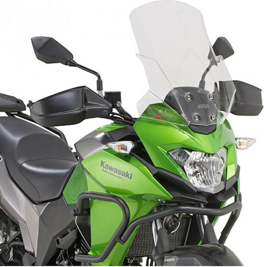 Givi Motorcycle Windshield & Windscreen Transparent Visor for Kawasaki Versys 300 2017-2020 D4121ST