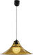 ArkoLight Kids Plastic Single Ceiling Light E27 Plexiglass Orange 25W 38x24cm