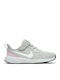 Revolution Revolution 5 Kids Sports Shoes Running with Hoop & Loop Closure Photon Dust / White / Pink Foam