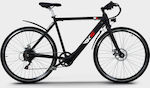 RKS W6 28" Μαύρο Ηλεκτρικό Ποδήλατο Πόλης με 6 Ταχύτητες και Δισκόφρενα