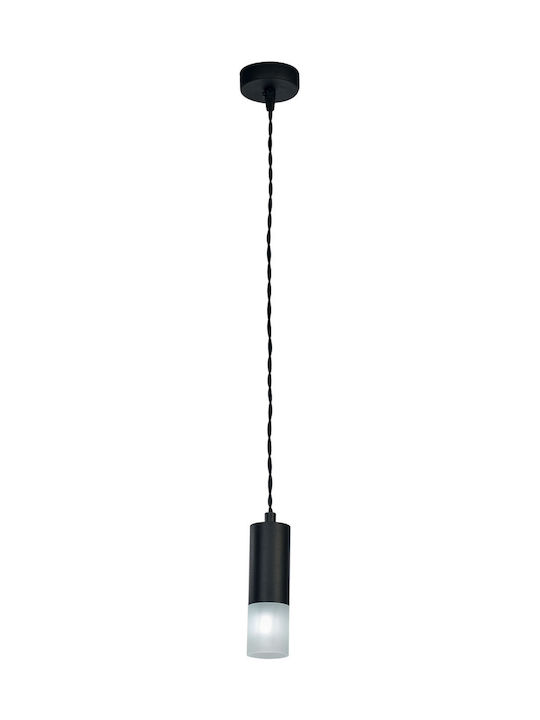 ArkoLight Μοντέρνο Κρεμαστό Φωτιστικό Μονόφωτο με Ντουί G9 σε Μαύρο Χρώμα